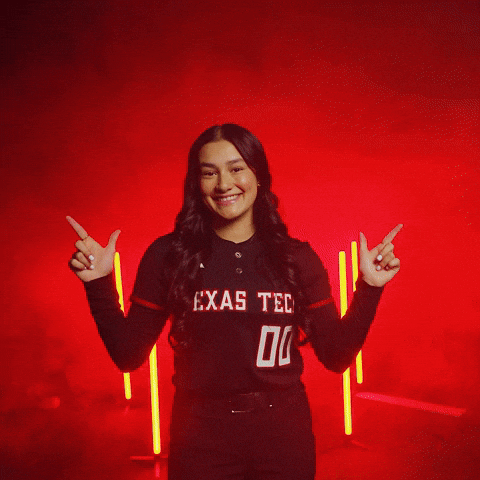 Brenlee Gonzales GIF by Texas Tech Softball