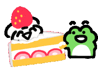 Cake Eat Sticker by Annafish