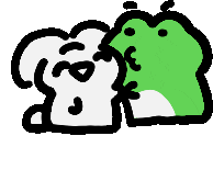 Frogman Sticker by Annafish