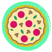 foodpanda_slovensko pizza foodpanda hladny hladna Sticker