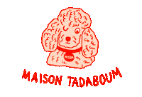maisontadaboum_paris dog cute dog poodle caniche Sticker