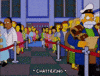 Season 9 Line GIF by The Simpsons
