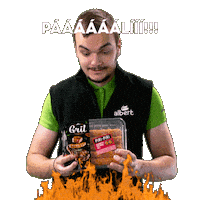 Burning Too Hot To Handle Sticker by Albert Česká republika