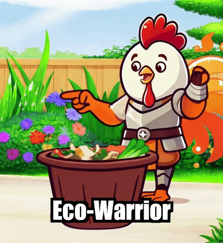 Composting Eco-Warrior GIF by Zorooster