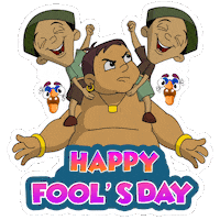 Fun Friends Sticker by Chhota Bheem