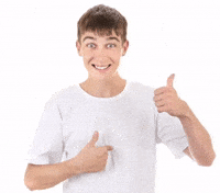 Happy Pointing GIF