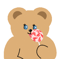 Chopluem yummy bear candy bonnie Sticker
