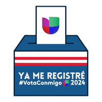 unicontigo Vota univision voto latino votaconmigo Sticker