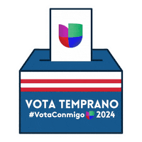 unicontigo Vota univision voto latino votaconmigo Sticker
