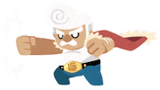 beat up retro game Sticker by ThinkBIT