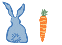 Bunny Rabbit Sticker by bella bliss clothing