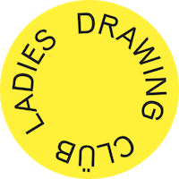 ladiesdrawingclub ladies contemporary art art community female art Sticker