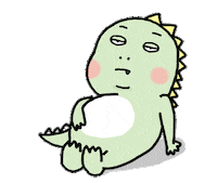 Dinosaur Sticker by PeggySu