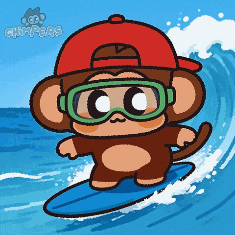Spring Break Summer GIF by Chimpers
