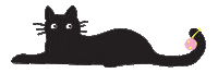 cat christmas Sticker by Aww, Sam