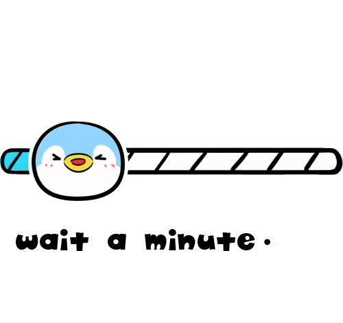 Wait Penguin Sticker by Miniso Canada