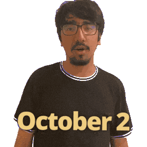October 2 Sticker