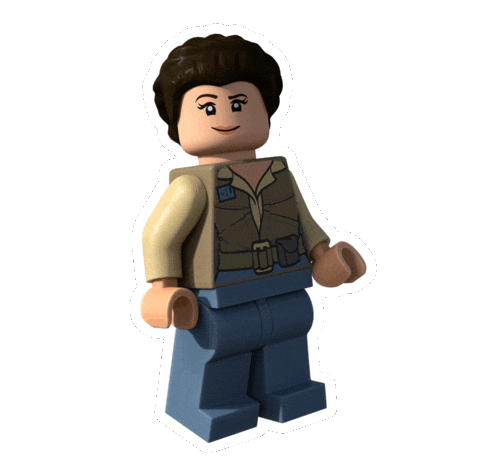 Princess Leia Lego Sticker by Star Wars