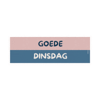 Dinsdag Sticker by DOE Support