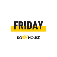Friday Rowing Sticker by Row House