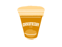 charlieonnafriday beer friday good times friday night Sticker