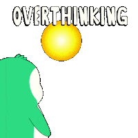 Sun Think Sticker by Abster