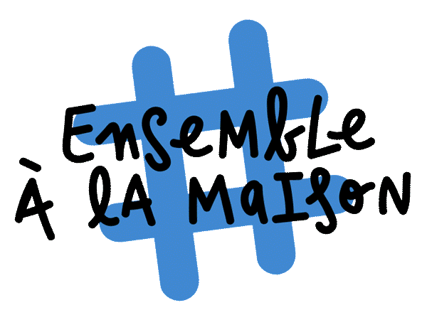 Stayathome Ensemble Sticker by Ensembleàlamaison