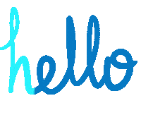 Hello Sticker by Wods id