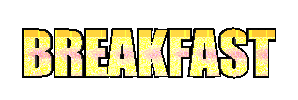 hungry breakfast Sticker