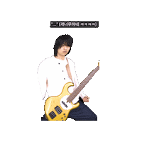 meastwald music guitar bass ukulele Sticker