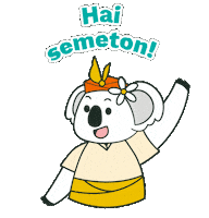 Mascot Bali Sticker by Bobobox Indonesia