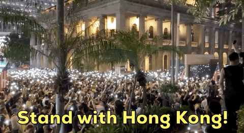 giphyupload hong kong giphynewsinternational protests stand with hong kong GIF