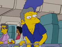 scared marge simpson GIF