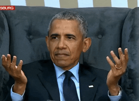 Gif of President Obama making a face showing incredulity