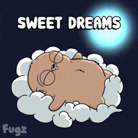 Tired Good Night GIF by Fugz Official