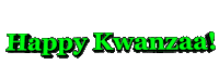 Happy Kwanzaa Sticker by GIPHY Text