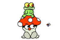 Mushroom Fungi Sticker by Originals
