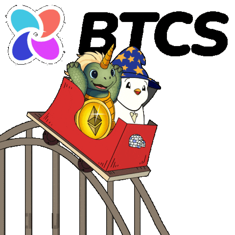 Going Up Roller Coaster Sticker by Pudgy Penguins