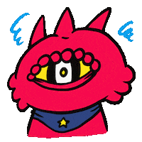Angry Frog Sticker