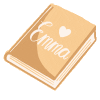 Jane Austen Book Sticker