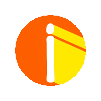 Orange Abc Sticker