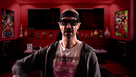 ComedyCheatCodes giphyupload anime computer dbz GIF