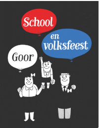 Goor Schoolfeest Sticker by aquaplus