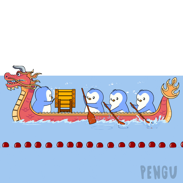 Huddle Up War Sticker by Pudgy Penguins