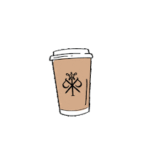 prominentmnl coffee cup prominent cafe take out coffee prominentcafe Sticker