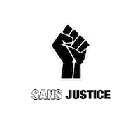 mwndsgn amour justice blm blacklivesmatter Sticker