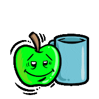 Tired Coffee Sticker by Apfel essen nicht vergessen