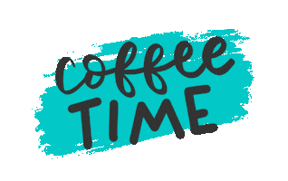 Coffee Time Hand Drawn Sticker