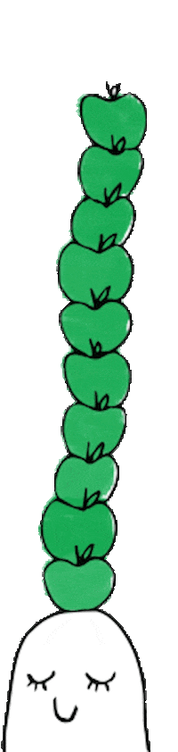 Apple Think Sticker by AOK Bremen/Bremerhaven
