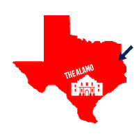 Texas Rememberthealamo Sticker by The Alamo
